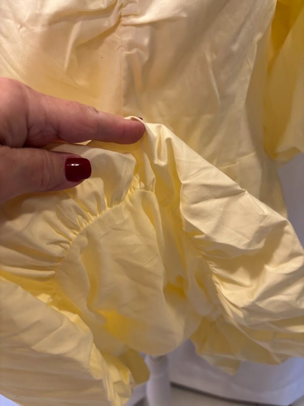 NWT H&M Coctail Light Yellow Color Dress - Size Large - Picture 3 of 16